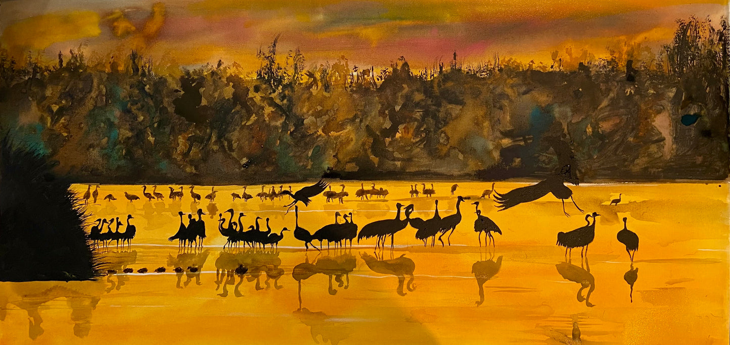 Yoram Gal 24x48 in oil on canvas