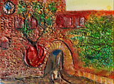 Yoram Gal – Hanging Tree, original painting in acrylic, ink and gouache on canvas