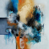 Pablo and Efraín Castro – Oleo (52 x 52 in), original painting in oil on canvas, view 1 of 2