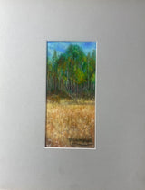 Patrick Campbell – Golden Field, original painting in pastel on sanded paper
