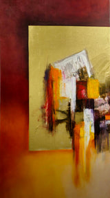 Pablo and Efraín Castro – Oleo (60 x 32 in), original painting in oil on canvas, view 2 of 4