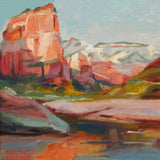 Swede Winborg – Reflecting Zion, original painting in oil on canvas