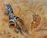 Yoram Gal – Dance of Life, original painting in acrylic, ink and gouache on canvas