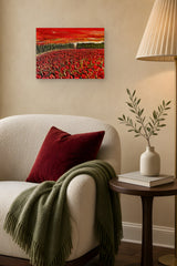 Galilee Poppies by Yoram Gal, room mockup
