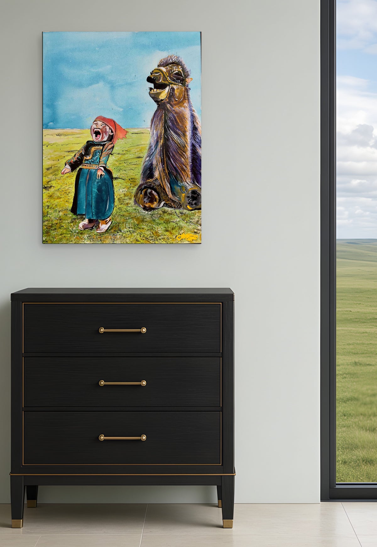 Visualization · Mongolian Happiness by Yoram Gal